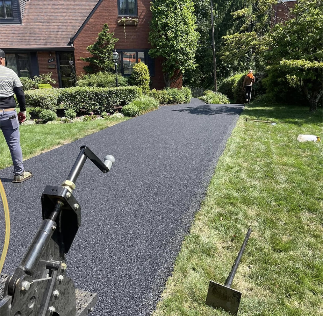 Paving project in Medway